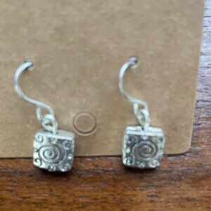 Bundle 3/$12. Silver Toned Drop Earrings